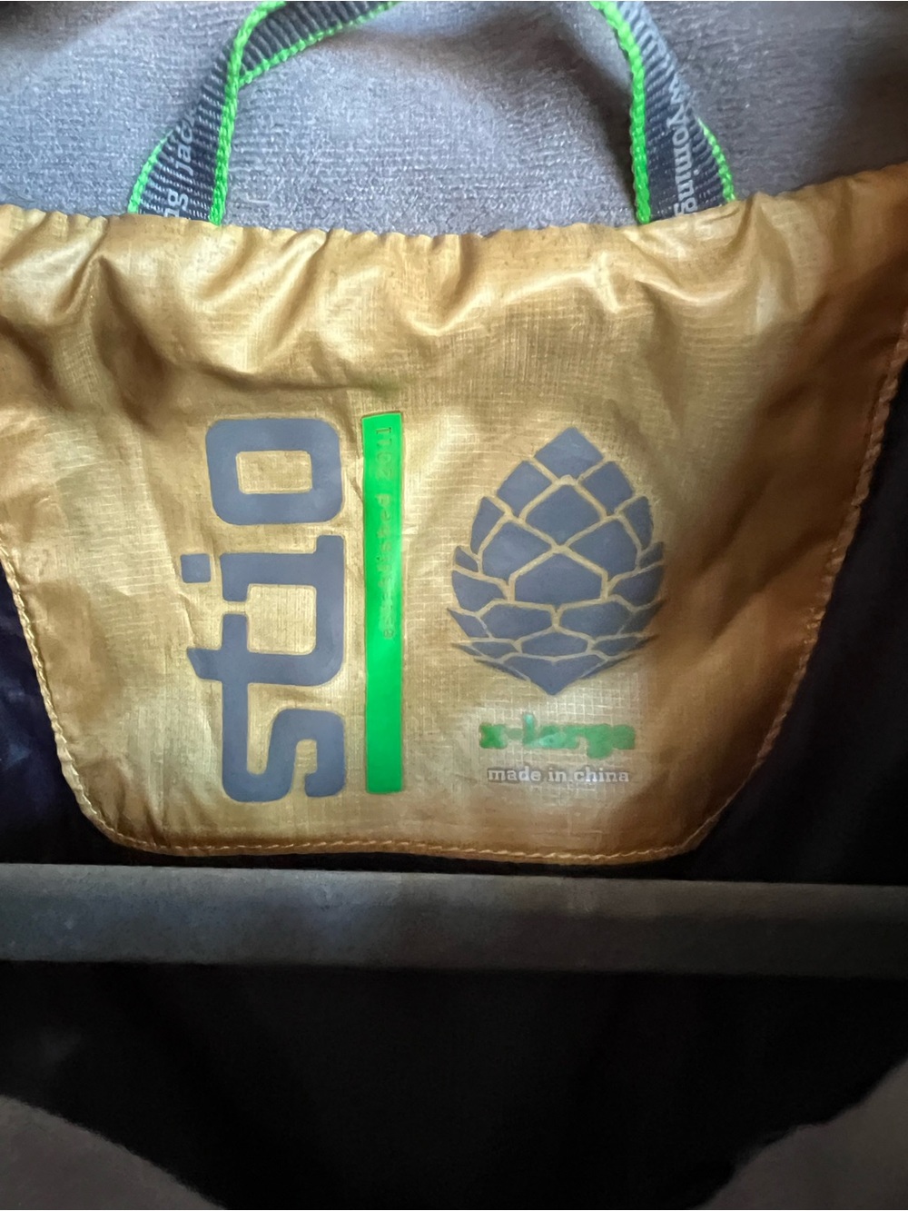 Stio Men's “Azura” Quilted Insulated Vest in Mustard Yellow - Picture 2 of 2